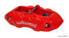 Wilwood Caliper-D8-4 Rear Red 1.38in Pistons 1.25in Disc - Wilwood - part 120-10526-RD - TLNS Motorsports