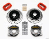 Wilwood Forged Dynalite P/S Park Brake Kit Drilled Red 93-97 Camaro/Firebird - Wilwood - part 140-7148-DR - TLNS Motorsports