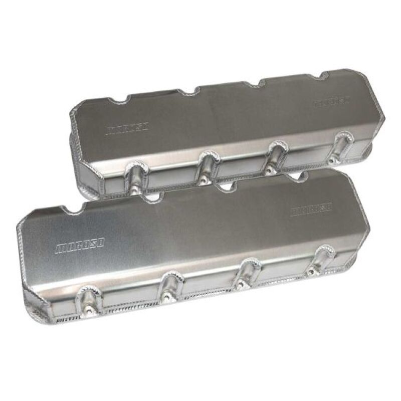 Moroso Chevrolet Small Block Pro-Filer Airstrike 12 Deg Cylinder Head Valve Cover - Fab Aluminum - Moroso - part 68368 - TLNS Motorsports