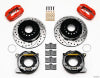 Wilwood Forged Dynalite P/S P-B Kit Drilled-Red 2005-2014 Mustang - Wilwood - part 140-9228-DR - TLNS Motorsports