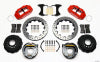 Wilwood Narrow Superlite 4R Rear P-Brk Kit 12.88in Drilled Red Chevy 12 Bolt-Spec 3.15in Brng Front - Wilwood - part 140-10909-DR - TLNS Motorsports
