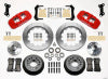 Wilwood AERO6 Front Hub Kit 14.00 Red 67-69 Camaro 64-72 Nova Chevelle - Wilwood - part 140-10920-R - TLNS Motorsports
