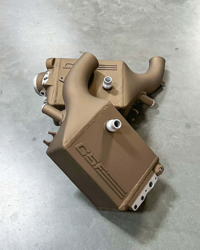 CSF 16-21 BMW M5 (F90) / 17-21 BMW M8 (F91/F92/F93) Twin Charge-Air-Cooler Set - Techna Bronze - CSF - part 8178TB - TLNS Motorsports