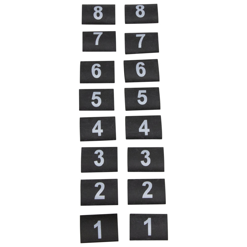 Fast Cyl. Numbering Kit, 8.5Mm, Heat Shrink, 8.5Mm Universal - FAST - part 230-0007 - TLNS Motorsports