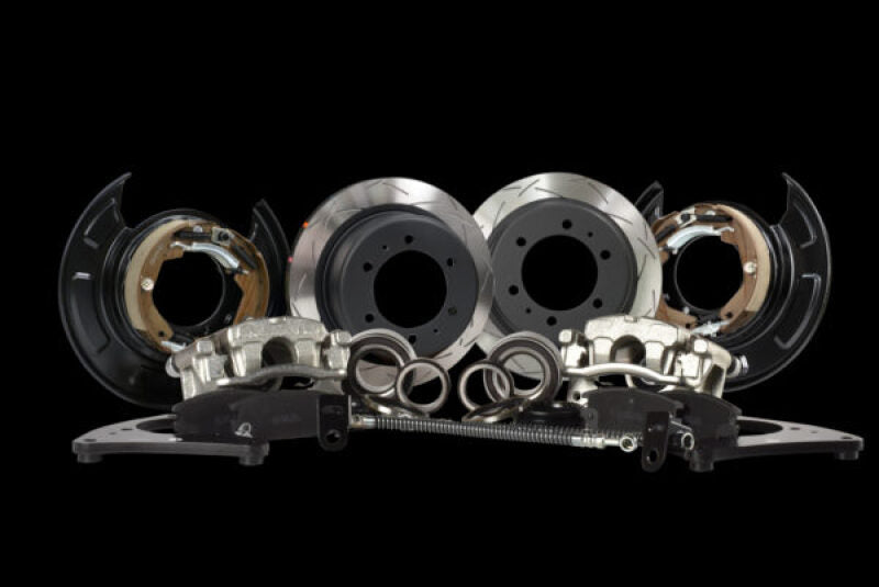 DBA 2015+ Toyota Hilux Rear Upgrade Performance Drum to Disc Conversion Kit - DBA - part DBADC1001 - TLNS Motorsports