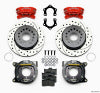 Wilwood Forged Dynalite P/S Park Brake Kit Drilled Red Mopar/Dana 2.50in Off w/Snap Ring Bearing - Wilwood - part 140-10767-DR - TLNS Motorsports