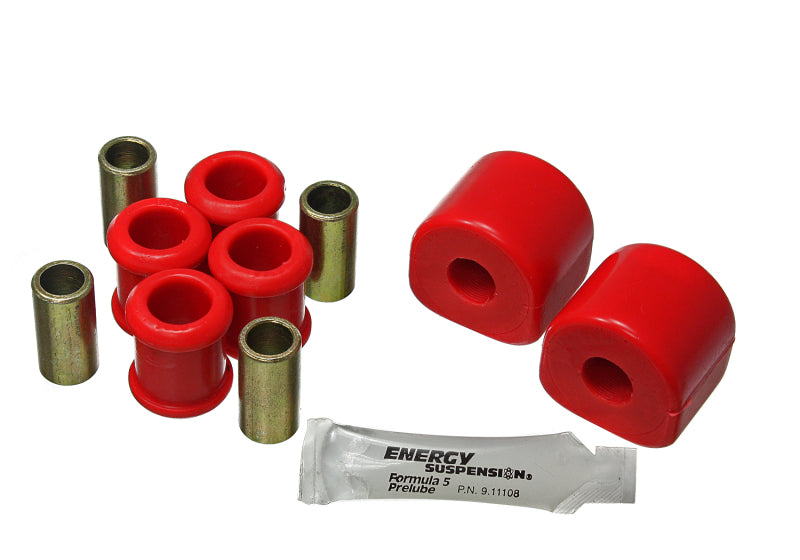 Energy Suspension Rear Sway Bar Bushing Set - 14mm - Red - Energy Suspension - part 5.5179R - TLNS Motorsports