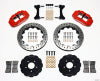 Wilwood Narrow Superlite 6R Front Hat Kit 13.06in Drilled Red Mitsubishi EVO VIII - Wilwood - part 140-9284-DR - TLNS Motorsports