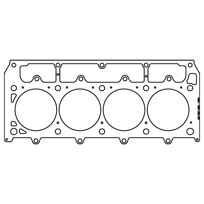 Cometic Gasket GM LSX Gen-4 SB V8 .063in DST Cyl. HG - 4.165in Bore - 1/2in & 3/8in Studs - RHS - Cometic Gasket - part C15743-063 - TLNS Motorsports
