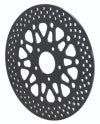 Wilwood Rotor-Front-Harley-Davidson Motorcycle 2008-Up Black Finish 11.80 x .196 - 5 on 3.25in - Wilwood - part 160-13355-BK - TLNS Motorsports