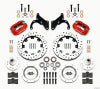 Wilwood Forged Dynalite Front Kit 12.19in Drilled Red 69-70 Impala Drum/Disc 69-82 Vette - Wilwood - part 140-12045-DR - TLNS Motorsports