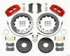 Wilwood Dynapro 6 Front Hat Kit 12.88in Drilled Red 2005-Up Mazda 3 w/ Lines - Wilwood - part 140-13581-DR - TLNS Motorsports