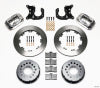Wilwood Forged Dynalite P/S Rear Kit Polished New Big Ford 2.50in Offset - Wilwood - part 140-2118-P - TLNS Motorsports
