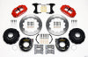 Wilwood Narrow Superlite 4R Rear P-Brk Kit 12.88in Red 2005-2014 Mustang - Wilwood - part 140-9221-R - TLNS Motorsports