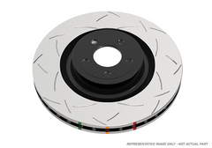 DBA 01-04 Outback 2.5L/3.0 H6 Rear Slotted 4000 Series Rotor - part DBA4657S - TLNS Motorsports