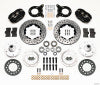 Wilwood Forged Dynalite Front Kit 11.00in Drilled 1965-1969 Mustang Disc & Drum Spindle - Wilwood - part 140-11071-D - TLNS Motorsports