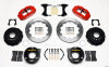 Wilwood Narrow Superlite 4R Rear P-Brk Kit 12.88in Red 58-64 Olds/Pontiac Ends 2.81in Offset - Wilwood - part 140-9224-R - TLNS Motorsports