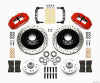Wilwood Narrow Superlite 6R Front Hub & 1PC Rtr Kit 12.88in Drilled -Red 74-80 Pinto/Mustang II - Wilwood - part 140-12275-DR - TLNS Motorsports