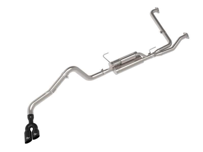 aFe 2022+ Nissan Frontier V6 Vulcan Series SS Cat-back Exhaust w/ Black Tips - aFe - part 49-36140-B - TLNS Motorsports