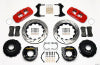 Wilwood AERO4 Rear P-Brake Kit 14.00in Drilled Red Big Ford Old Style 2.36in Offset - Wilwood - part 140-10947-DR - TLNS Motorsports