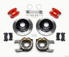 Wilwood D154 P/S P-B Kit Drilled-Red Jeep Dana 35 2.56 Off 5-lug w/ lines - Wilwood - part 140-12567-DR - TLNS Motorsports