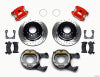 Wilwood D154 P/S P-B Kit Drilled-Red 12 Bolt 2.81in Offset Staggered Shock - Wilwood - part 140-13025-DR - TLNS Motorsports