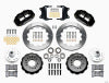 Wilwood Narrow Superlite 6R Front Hub Kit 12.88in Heidts Tri -5 2 inch Drop Spindle - Wilwood - part 140-12307 - TLNS Motorsports