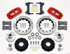 Wilwood AERO6 Front Hub Kit 14.00 Drilled-Red Chevy C-10 60-87 CPP Drop Spindle - Wilwood - part 140-13692-DR - TLNS Motorsports