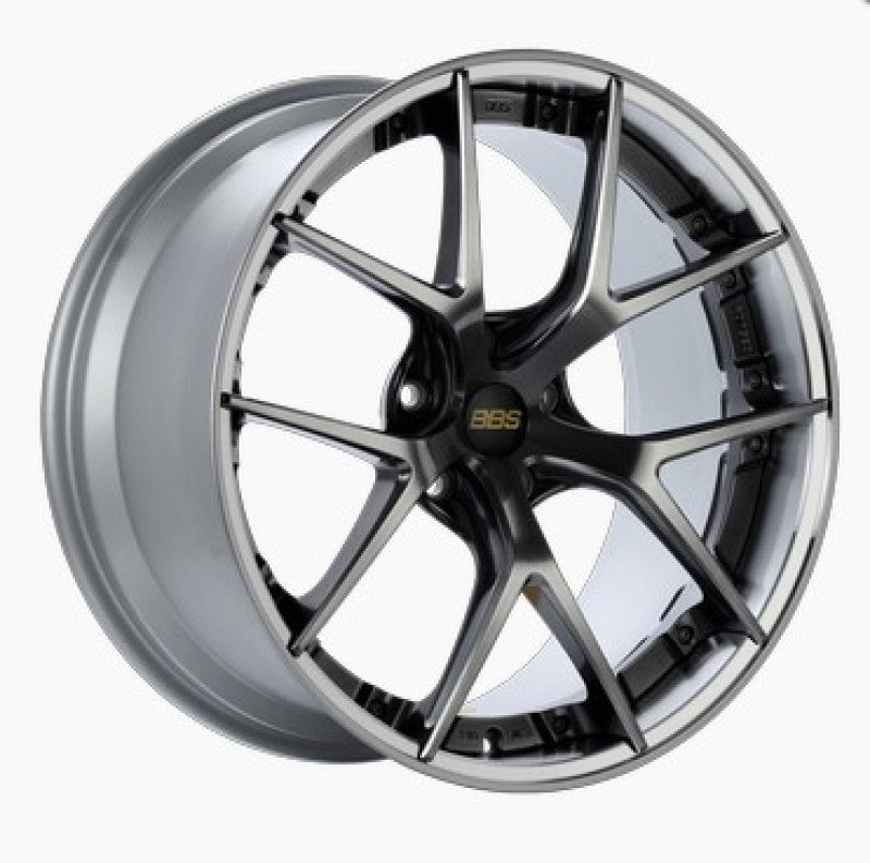 BBS RI-S 20x9 5x112 ET34 Diamond Black Center / Diamond Cut Lip Wheel -82mm PFS/Clip Required - part RIS008DBPK - TLNS Motorsports