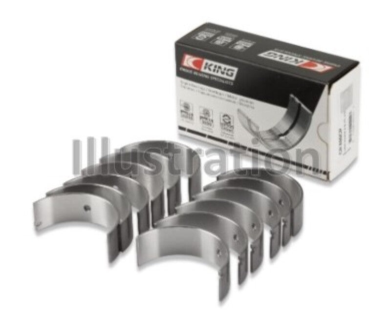 King Engine Bearings Ford V6 2.8L 177Ci/4.0L 245Cl .002in OSOD (CR 642SI .002 OSOD) Rod Bearing - King Engine Bearings - part CR6908SI - TLNS Motorsports