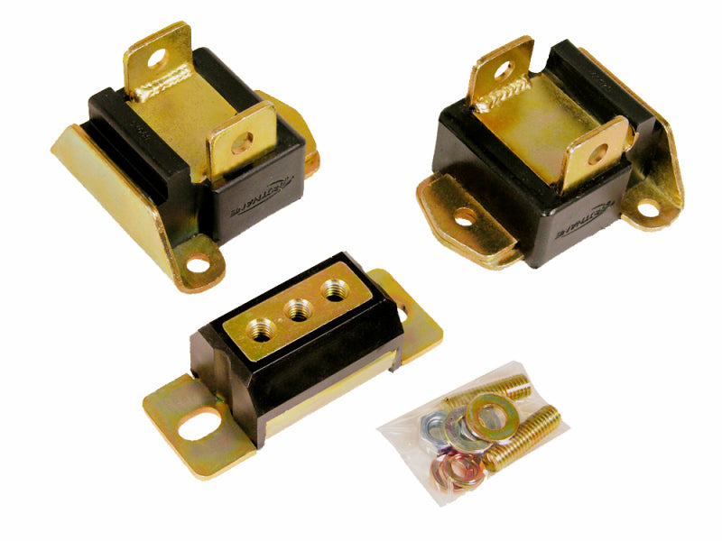 Prothane GM Motor & Trans Mount Kit - Black - part 7-1902-BL - TLNS Motorsports