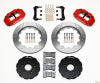 Wilwood Narrow Superlite 6R Front Hat Kit 14.00in Red 2005-up Corvette C6 - Wilwood - part 140-8922-R - TLNS Motorsports