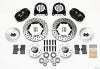 Wilwood Forged Dynalite Front Kit 11.00in Drilled 37-48 Ford Psgr. Car Spindle - Wilwood - part 140-11013-D - TLNS Motorsports