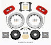 Wilwood AERO6 Front Hat Kit 15.00 Red 15-23 Mustang w/Lines - Wilwood - part 140-13887-R - TLNS Motorsports