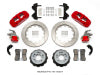 Wilwood AERO4 / MC4 Rear Kit 14.00 Red Currie Pro-Tour Unit Bearing Floater - Wilwood - part 140-14263-R - TLNS Motorsports