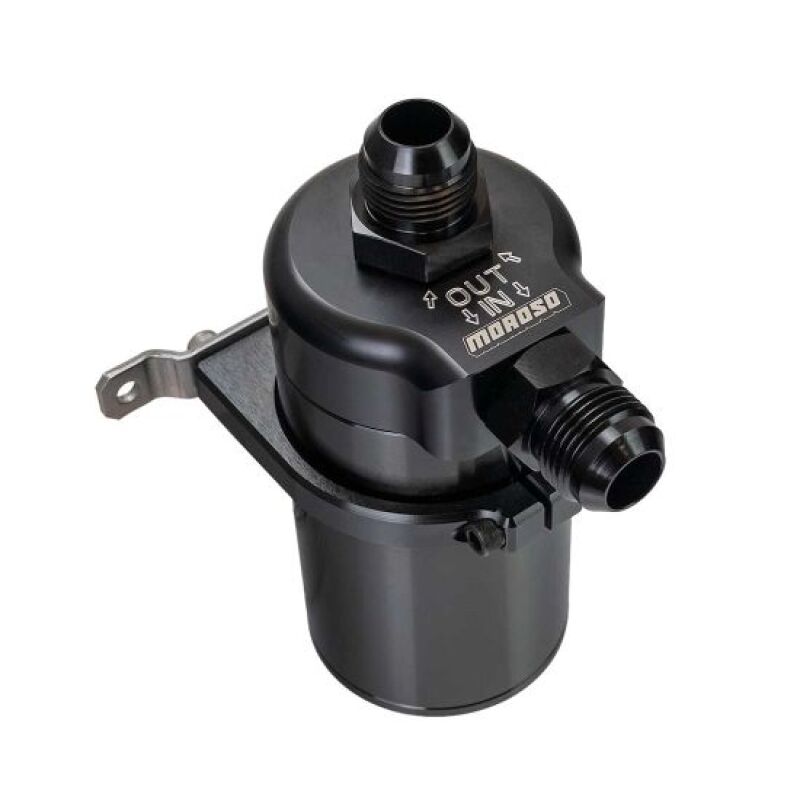 Moroso Universal -12AN Inlet/Outlet Air Oil Separator - Moroso - part 85417 - TLNS Motorsports