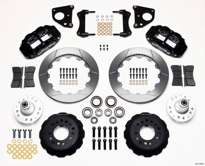 Wilwood Narrow Superlite 6R Front Hub Kit 12.88in 62-72 CDP B & E Body-Drum - part 140-10815 - TLNS Motorsports