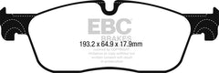EBC 2017+ Jaguar F-Pace Ultimax2 Front Brake Pads - part UD18381 - TLNS Motorsports