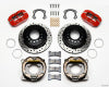 Wilwood Dynapro Low-Profile 11.00in P-Brake Kit Drill-Red Ford 8.8 Special w/2.50in Offset-5 Lug - Wilwood - part 140-13724-DR - TLNS Motorsports