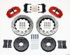 Wilwood Narrow Superlite 6R Front Hat Kit 14.00in Drill Red Nissan 350Z/Fiti G35 - Wilwood - part 140-9192-DR - TLNS Motorsports