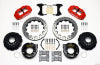 Wilwood Narrow Superlite 4R Rear P-Brk Kit 12.88in Drill Red 2005-2014 Mustang - Wilwood - part 140-9221-DR - TLNS Motorsports