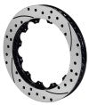 Wilwood Rotor-SRP48 SPC-37-RH-BLK-Drill 12.44 x 1.19 - 12 on 7.00in - Wilwood - part 160-12157-BK - TLNS Motorsports