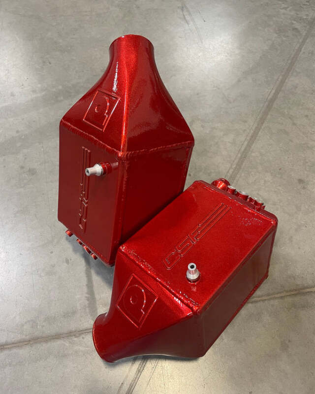 CSF 12-16 BMW M5 (F10) / 12-18 BMW M6 (F06/F12/F13) Twin Charge-Air-Cooler Set - Sahkir Orange - CSF - part 8109SO - TLNS Motorsports