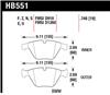 Hawk 07-09 BMW 335d/335i/335xi / 08-09 328i/M3 Performance Ceramic Street Front Brake Pads - Hawk Performance - part HB551Z.748 - TLNS Motorsports