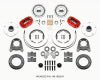 Wilwood Forged Dynalite-M Front Kit 10.75in Red 1950-1955 MG-TD/TF - Wilwood - part 140-15020-R - TLNS Motorsports