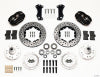 Wilwood Forged Dynalite Front Kit 11.00in Drilled Heidts Tri -5 2 inch Drop Spindle - Wilwood - part 140-12305-D - TLNS Motorsports