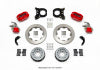 Wilwood Forged Dynalite P/S Rear Kit w/MC4 P-Brake Red Chev 12 Bolt w/Clip Elimin-Staggered - Wilwood - part 140-14259-R - TLNS Motorsports