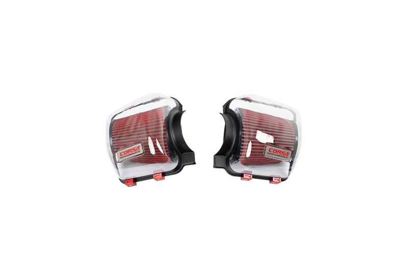 Corsa 24-25 Ford Mustang GT 5.0L Clear Lids & Dry Filters - CORSA Performance - part 44015D - TLNS Motorsports
