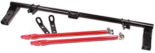 Innovative 90-93 Accord H/F-Series Black Steel Competition Traction Bar Kit (H/F-Series engine) - part 59310 - TLNS Motorsports