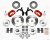 Wilwood Forged Dynalite Front Kit 11.00in Red 55-57 Chevy - Wilwood - part 140-11491-R - TLNS Motorsports